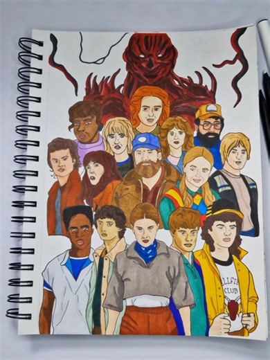 How to Draw Characters from Stranger Things 5