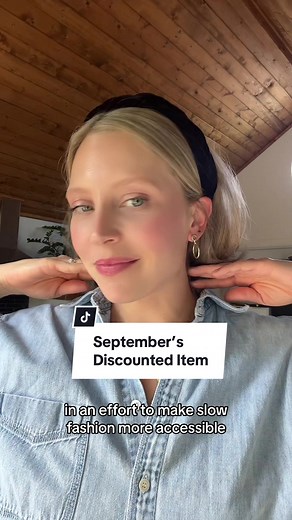 For the month of September the Twist Earrings are 40% off with code: SEPTEMBERTWIST #slowfashionbrand #handmadejewelry #slowfashion #jewelrydesigner