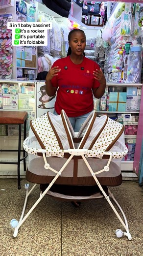 Foldable baby bassinet It’s foldable It can rock Its portable We are located in Nairobi kamukunji mukore building ground floor shop shop mk2 #bassinet #kamukunjibabyshops #amadababyshop #rocker #newbornbaby