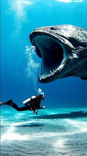 Giant Fish Encounter Underwater – Monster Catch in 4K