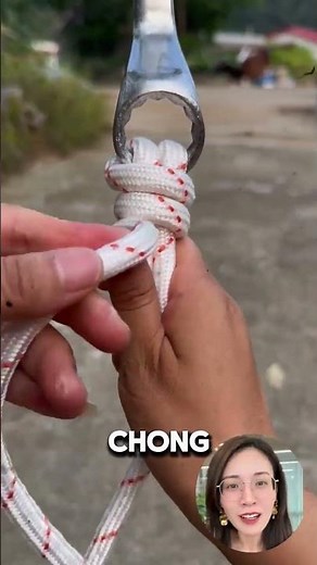 Learn the Escape Knot Taught by Aunt Chang | Practical Rope Knot Tutorial #knottips #lifehacks
