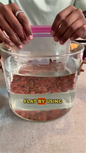 What Is the Best Way to Freeze Meat for Meal Prep? Flat Freeze and Water Vacuum Seal Method