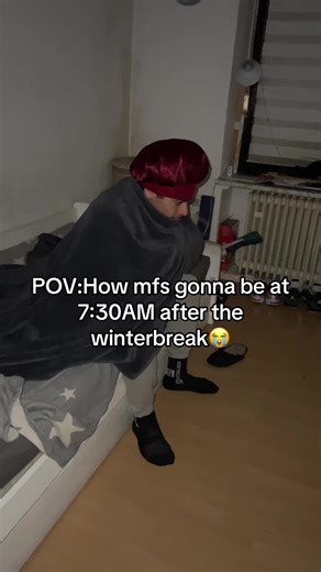 How Students Feel at 7:30 AM After Winter Break