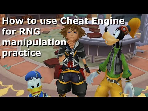 [Speedrun] KH2FM (PC) - How to use Cheat Engine to practice RNG Manipulation for Lvl 1 Data Org