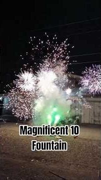Magnificent 10 Fountain by GLK Fireworks | best fountain #fireworks #fountain #pyro #nye2026