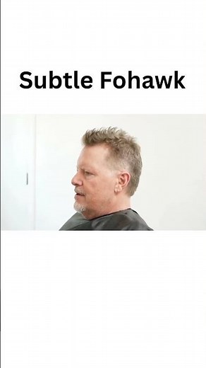 Step-by-Step Guide: Cutting a Subtle Fohawk with Scissors ✂️ | Men's Haircut Tutorial