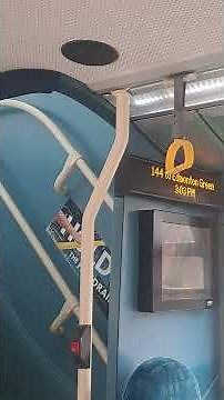 Getting on a Wright Pulsar Gemini 2 VDL DB300 Arriva London DW485 LJ61CAA Route 144 at Muswell Hill