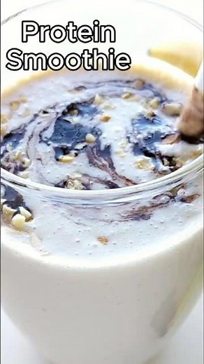 Peanut Butter Banana Protein Smoothie (No Protein Powder!)
