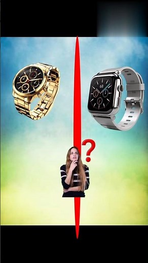 normal watch vs smart watch❓️#normal watch #smartwatch #shorts 🔥🔥