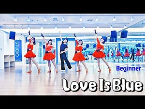 Love Is Blue Line Dance (Beginner)