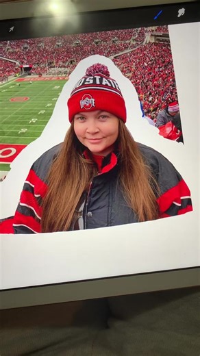 GO BUCKEYES (right @emilyeileen1 ??) @hayleymcgoldie , thanks for letting me draw you!! #procreate #happyathome #procreateapp #boredathome #ipadart