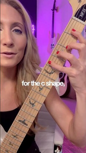 How to form CAGED System Shape Barre Chord #guitarlesson #guitarteacher #cagedsystem #learnguitar