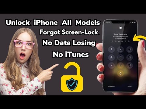 How To Unlock All Models iPhone iF Forgot Passcode Without Data Losing ! 2024