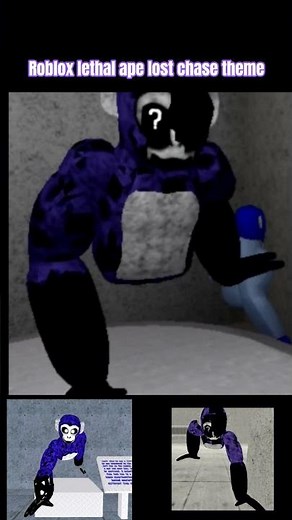 roblox lethal ape lost chase theme #roblox #robloxshorts #memes #idk #ytshorts yt #lost #lethalape