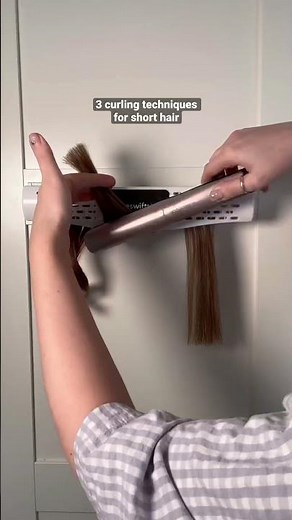 3 Curling Techniques For Short Hair With ghd Flat Iron Straightener