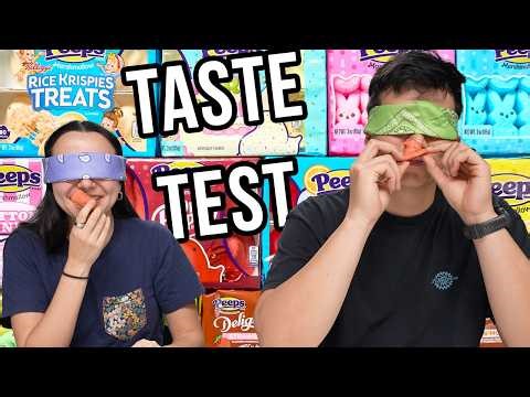 We Tried EVERY Flavor Of Peep We Could Find Blindfolded
