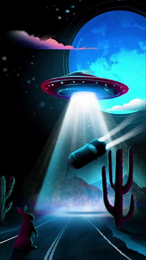 UFO Live Wallpaper 4k Paralax | Alien Wallpapers & Art