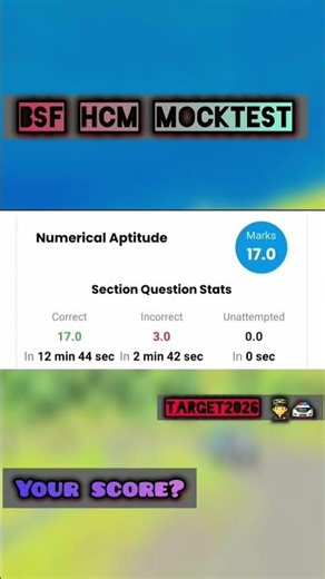 bsf hcm mocktest analysis 2026#rwa #rojgarwithankit #mocktest #bsfhcm #target2026👨‍✈️🚔 #motivation