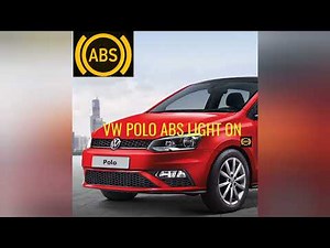 VW POLO ABS LIGHT ON (Polo wheel speed sensor changing)