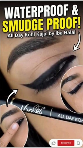 Best Kajal for Smokey Eye Look! 😍👁️ #MakeupReview #shiyaglam #smokeyeye #eyelinertutorial #ytshorts