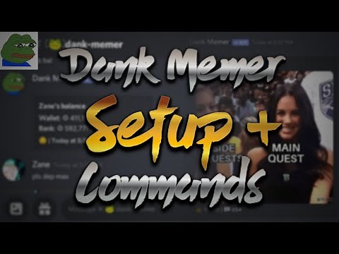 Dank memer discord bot | All commands | easy setup tutorial | Techie Harsh