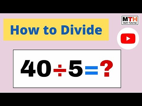 40 divided by 5 || 40÷5 value