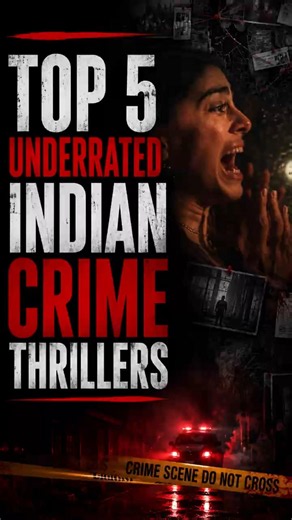 top 5 underreated indian crime thrillers #crimethriller #shaliniarnot #top5
