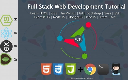 Web 全栈开发课程 ( MERN Stack Web Development Tutorials)