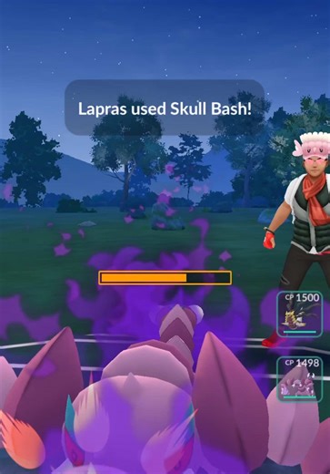 Shiny Lapras Dominates Shadow Drapion in Pokémon GO