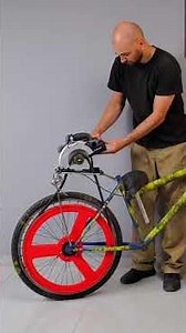 DIY Motorized Circular Saw Bicycle Build