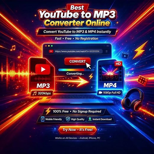 Best YouTube to MP3 Converter Online – Convert YouTube to MP3 & MP4 Instantly #foryou #viralvideo