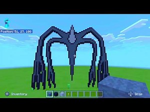 How to build the Mind Flayer in Minecraft! (pixel art)