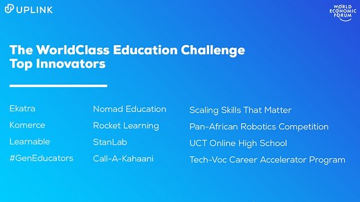 Meet 12 innovators transforming the future of education