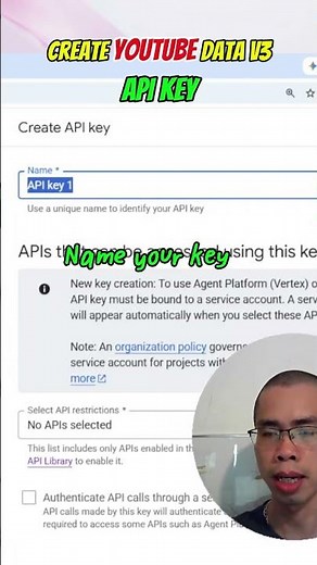 Get YouTube Data API v3 Secret Key - Quick Steps #youtubeapi