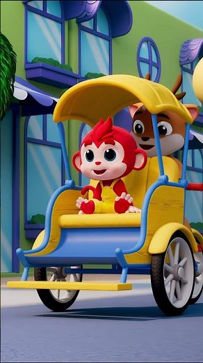 Ride a Pedicab ♪ I Want to Go on an Outing ♪ Around the City ♪ Call a Pedicab ♪ BabyZu (Part 1)