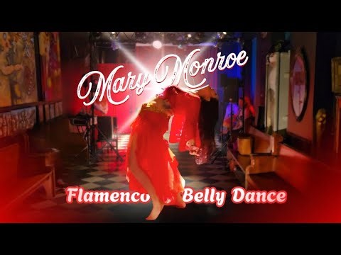 Passionate Flamenco Belly Dancing by Mary Monroe Live to (No Volvere by the Gypsy Kings)