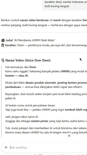 Cara Membuat Video AI dari ChatGPT Narasi Otomatis