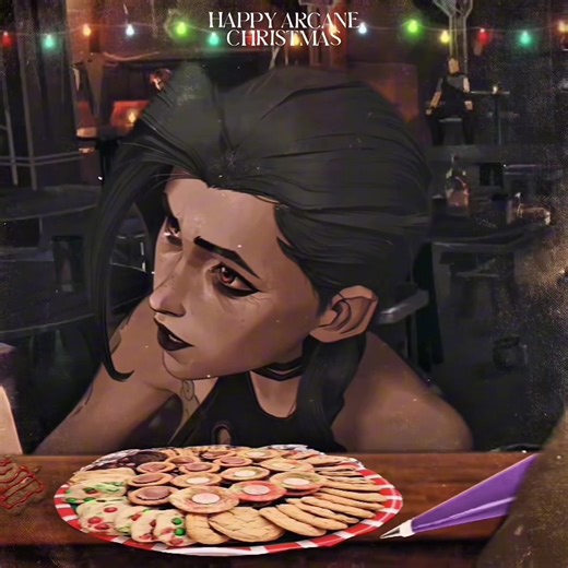 this took all week OKAY bur im dedicated to arcane Christmas so #arcane #christmas #arcanechristmas #fyp #arcanefandom