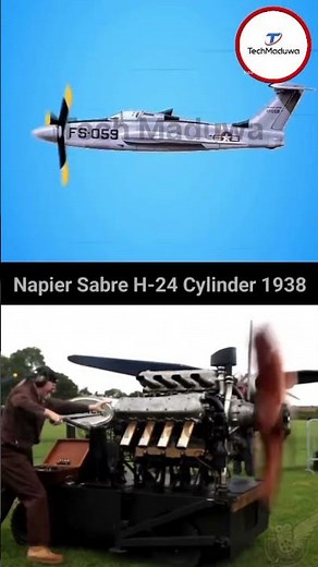 Napier Sabre H-24 Cylinder Aircraft Engine 1938 | Tech Maduwa