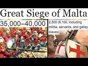 Medieval Christian Knights vs Ottoman Empire - Siege of Malta meme