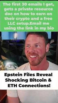 Epstein Files Reveal Shocking Bitcoin & ETH Connections! #shorts