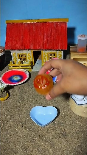 Miniature Pani Puri with Tomato Sauce | Tiny Kitchen Street Food ASMR