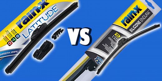 Rain-X Latitude Vs Rain-X Silicone Endura - Compare Wiper Blades