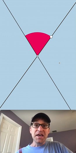 Vertical angles: quick #mathlesson #learnmath #mathtok #brzezinskimath #geometry #mathematics #math