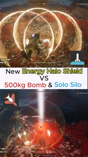 New Energy Halo Shield VS 500k Bomb & Solo Silo #helldivers2 #helldivers2gameplay #helldivers