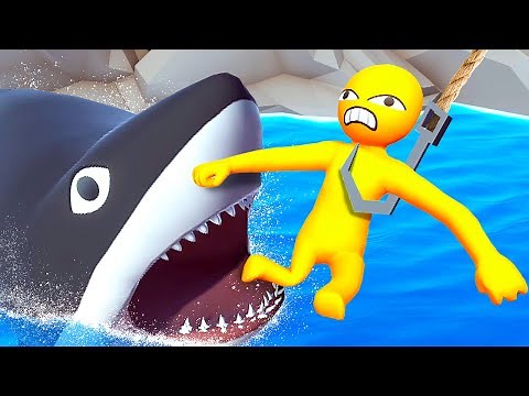 MEGALODON Shark Hunts Ragdolls - Havocado Gameplay