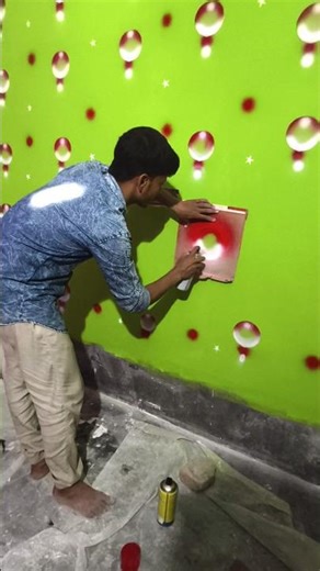 3d bubble design bedroom 🏡🖌️👈 #art