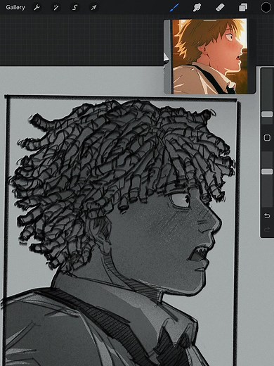 Dread Head Denji: Drawing Dreads Tutorial