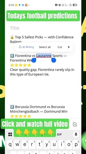 Today’s Predictions 🔥 Over 1.5 ✅ Over 2.5 ✅ Correct Score Tips That Win! #SureOdds #CorrectScore