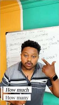 How much vs How many — can you answer all 5 questions correctly? 👀